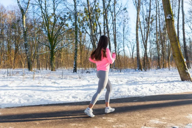 Joggen im Winter